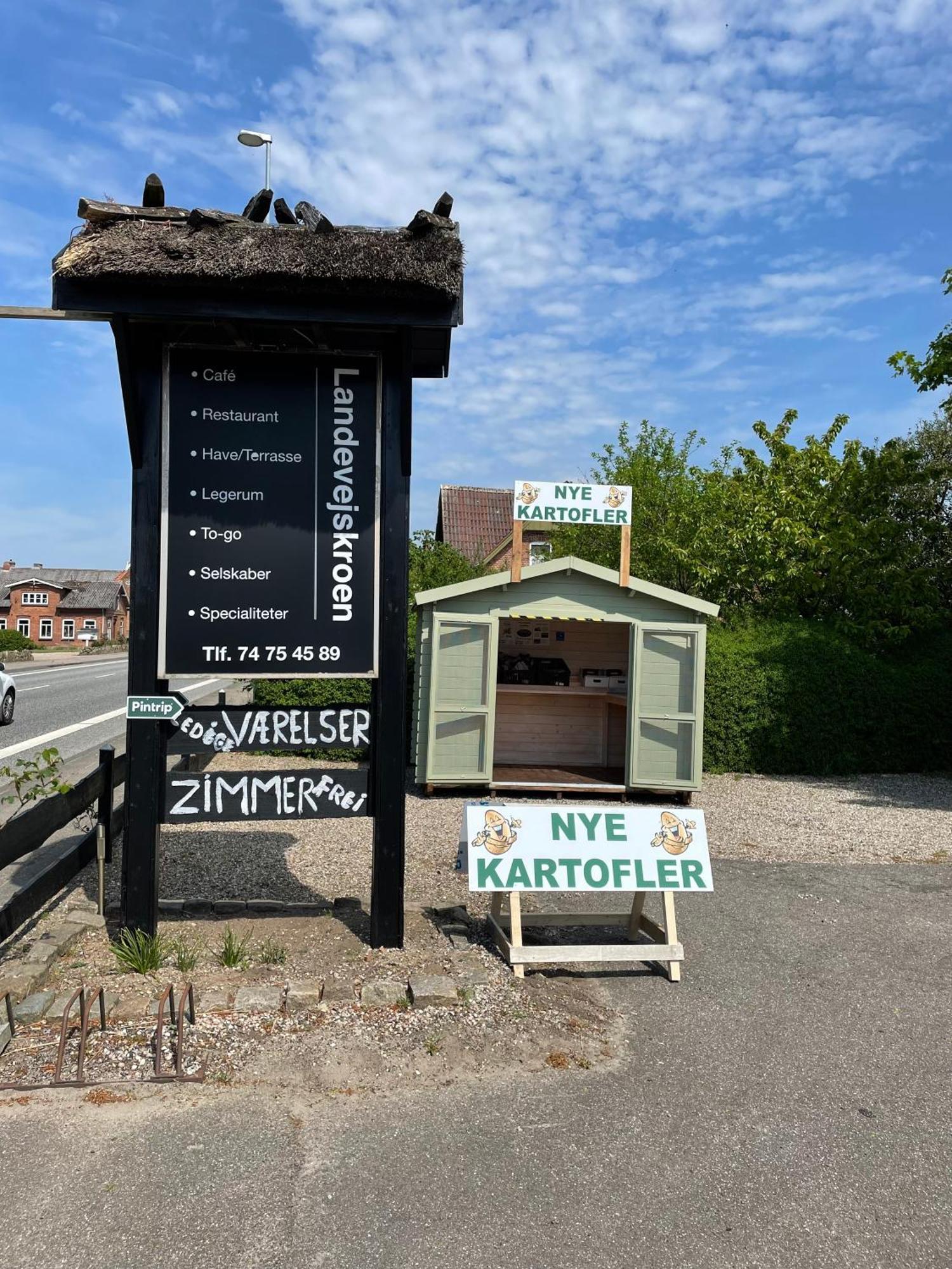 Dostrup Landevejskro & Motel Skærbæk Exteriér fotografie